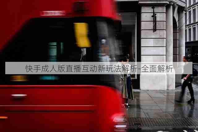 快手成人版直播互动新玩法解析-全面解析