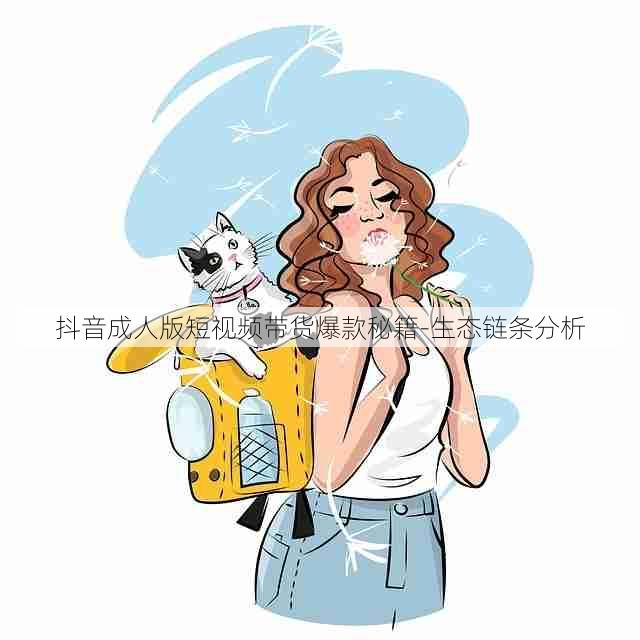 抖音成人版短视频带货爆款秘籍-生态链条分析