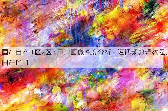 国产自产 1区2区 c用户画像深度分析 - 短视频剪辑教程,国产区_1