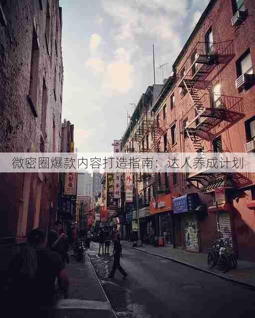 微密圈爆款内容打造指南:达人养成计划